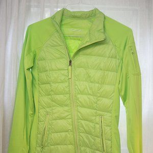 CALVIN KLEIN LIME NYLON SPORT JACKET